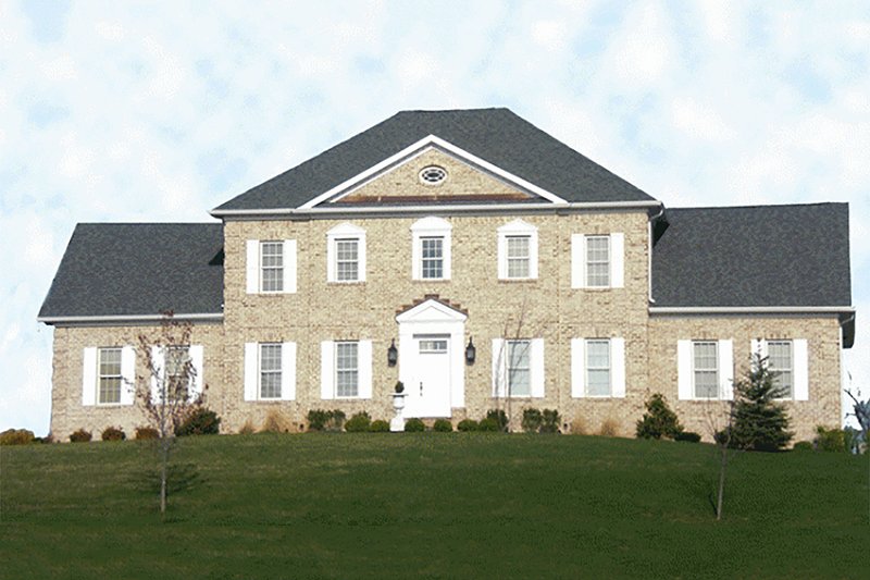 Home Plan - Colonial Exterior - Front Elevation Plan #137-200