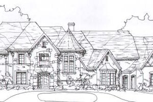 European Exterior - Front Elevation Plan #141-226