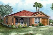 Cottage Style House Plan - 3 Beds 2 Baths 1243 Sq/Ft Plan #420-102 