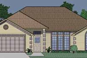 Traditional Exterior - Front Elevation Plan #65-120