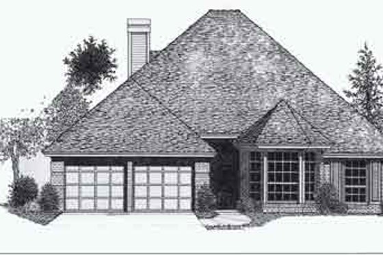 Exterior - Front Elevation for Colonial House Plan #310-775 - 4 bed, 2.5 bath