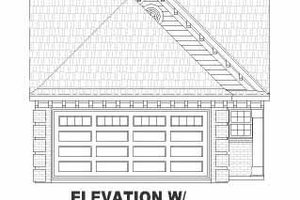 Exterior - Other Elevation for Southern House Plan #81-128 - 2 bed, 2 bath