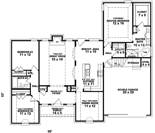 European Floor Plan - Main Floor Plan #81-915