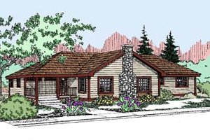 Traditional Exterior - Front Elevation Plan #60-521