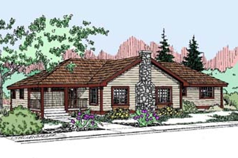 Home Plan - Traditional Exterior - Front Elevation Plan #60-521