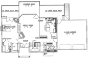 Traditional Style House Plan - 4 Beds 3 Baths 2544 Sq/Ft Plan #117-234 