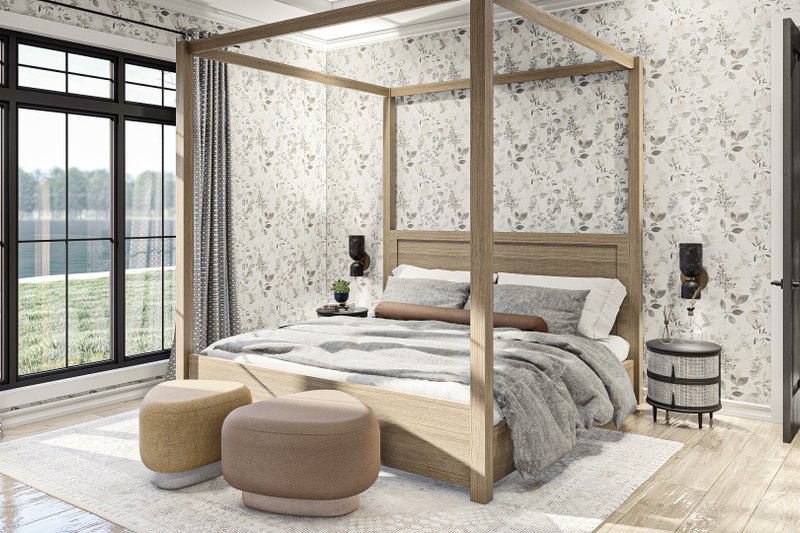 Architectural House Design - Interior - Master Bedroom for Craftsman House Plan #455-627 - 4 bed, 4.5 bath