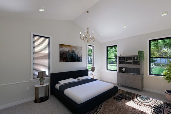 Interior - Master Bedroom 1 for Cottage House Plan #1111-2 - 4 bed, 2.5 bath