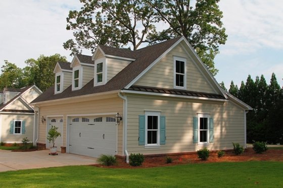 Exterior - Other Elevation 3 for Country House Plan #54-554, 0 bath