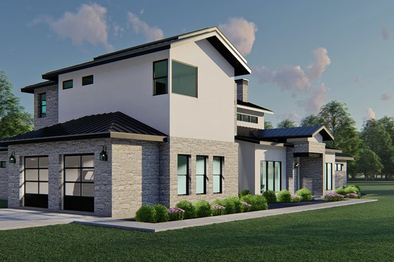 Exterior - Other Elevation for Modern House Plan #1110-38 - 4 bed, 5 bath
