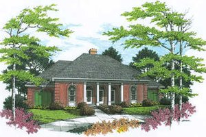 Traditional Exterior - Front Elevation Plan #45-219
