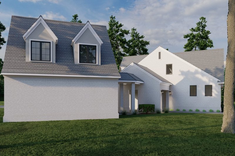 House Plan Design - Exterior - Other Elevation 1 for European House Plan #923-338 - 4 bed, 4 bath