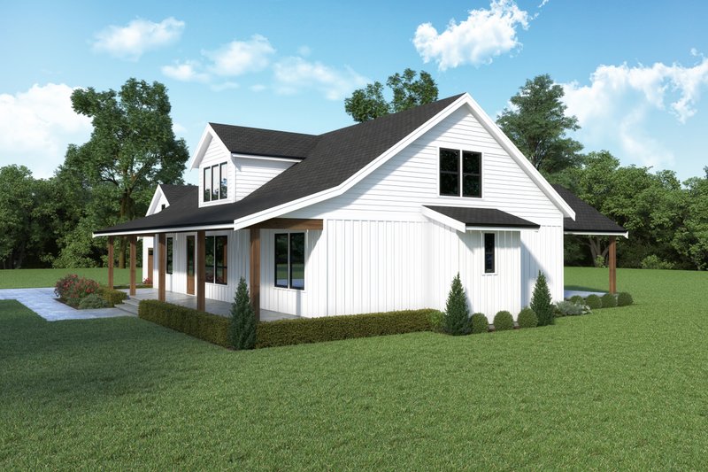 Home Plan - Exterior - Other Elevation 1 for Farmhouse House Plan #1070-185 - 3 bed, 2 bath