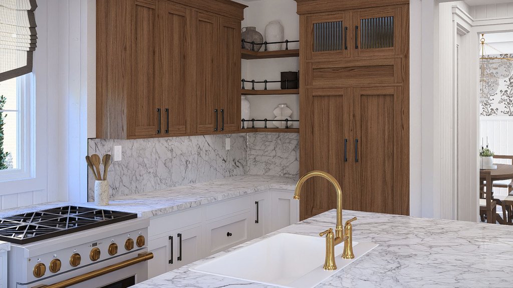 Interior - Kitchen 1 for Victorian House Plan #455-776 - 4 bed, 2.5 bath