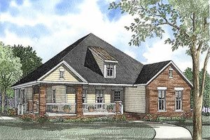 Traditional Exterior - Front Elevation Plan #17-1158