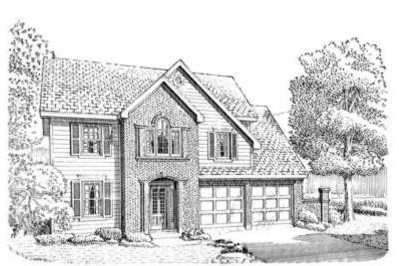 House Plan Design - European Exterior - Front Elevation Plan #410-374