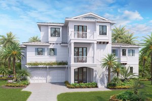 Cottage Exterior - Front Elevation Plan #938-162