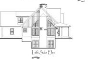 Exterior - Rear Elevation for Country House Plan #71-110 - 2 bed, 2 bath