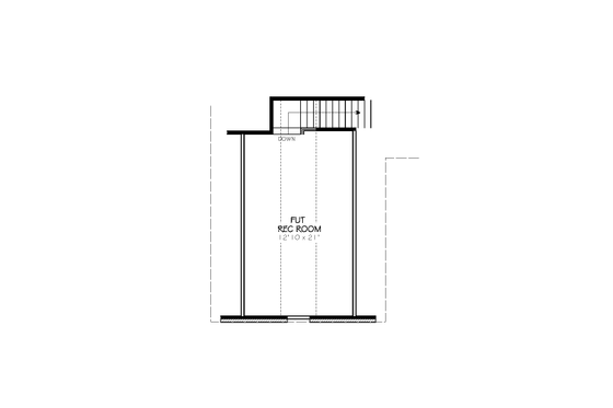 Floor Plan - Upper Floor for Traditional House Plan #424-300 - 3 bed, 2 bath