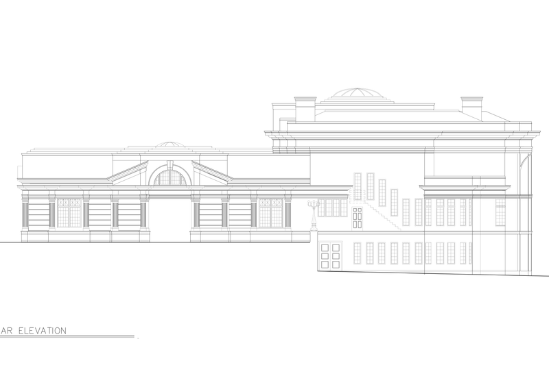 House Plan Design - Exterior - Other Elevation 1 for Classical House Plan #119-164 - 5 bed, 6.5 bath