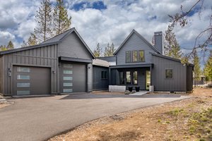 Exterior - Front Elevation 3 for Barndominium House Plan #895-108 - 3 bed, 2 bath