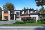 Contemporary Style House Plan - 5 Beds 4.5 Baths 5195 Sq/Ft Plan #1066-73 
