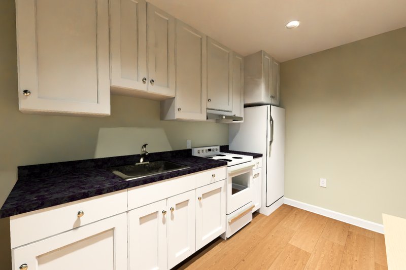 Architectural House Design - Interior - Kitchen for Cottage House Plan #513-2426 - 1 bed, 1 bath