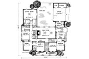 Traditional Style House Plan - 4 Beds 3.5 Baths 3438 Sq/Ft Plan #312-238 