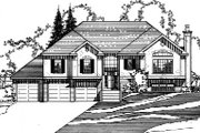 Traditional Style House Plan - 3 Beds 3 Baths 2754 Sq/Ft Plan #31-132 
