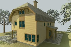 Exterior - Other Elevation for Craftsman House Plan #925-4 - 5 bed, 3.5 bath