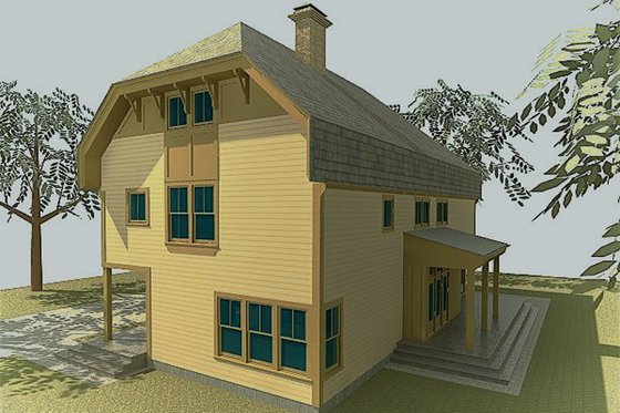 Exterior - Other Elevation for Craftsman House Plan #925-4 - 5 bed, 3.5 bath
