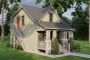 Country Style House Plan - 2 Beds 2 Baths 1378 Sq/Ft Plan #923-357 