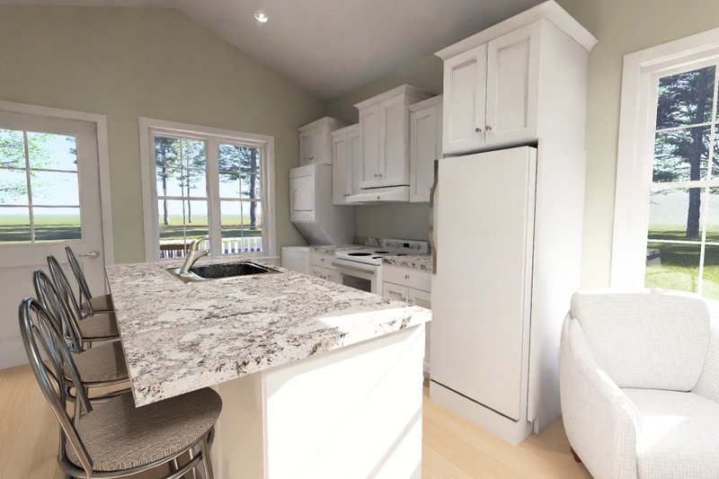 Home Plan - Interior - Kitchen for Cottage House Plan #513-2480 - 2 bed, 2 bath