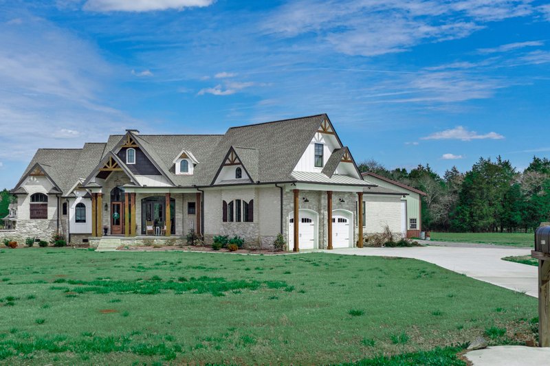 Dream House Plan - Exterior - Front Elevation 3 for Craftsman House Plan #54-431 - 3 bed, 2.5 bath