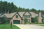 European Style House Plan - 4 Beds 3.5 Baths 3518 Sq/Ft Plan #51-171 