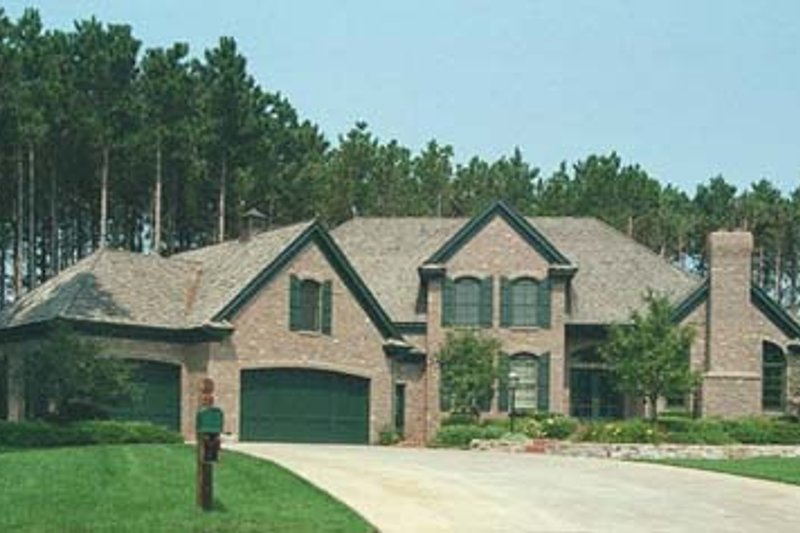 European Style House Plan - 4 Beds 3.5 Baths 3518 Sq/Ft Plan #51-171