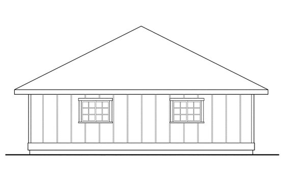 Exterior - Other Elevation for Traditional House Plan #124-801, 0 bath