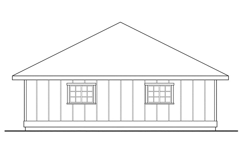 House Design - Exterior - Other Elevation for Traditional House Plan #124-801, 0 bath