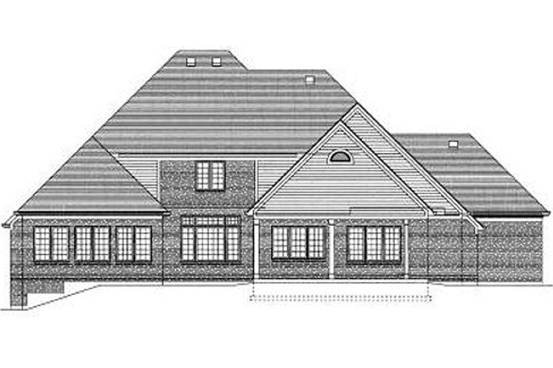 Traditional Style House Plan - 4 Beds 3.5 Baths 4598 Sq/Ft Plan #46-398 ...