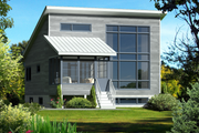 Contemporary Style House Plan - 2 Beds 1 Baths 900 Sq/Ft Plan #25-4525 