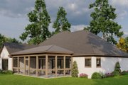 Traditional Style House Plan - 4 Beds 3 Baths 1994 Sq/Ft Plan #923-37 Exterior 