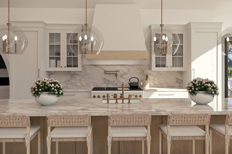 Home Plan - Interior - Kitchen 1 for Cottage House Plan #455-562 - 3 bed, 3.5 bath