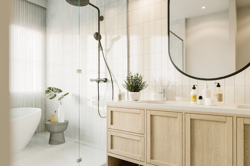 House Design - Interior - Master Bathroom 1 for Country House Plan #23-2791 - 4 bed, 2.5 bath
