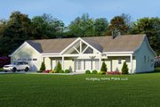 Ranch Style House Plan - 2 Beds 2 Baths 1600 Sq/Ft Plan #932-737 