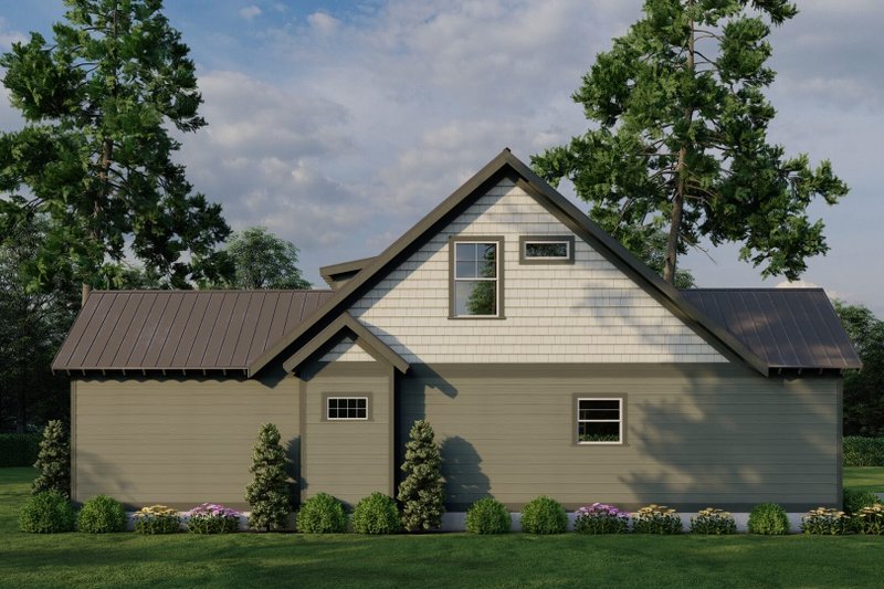House Blueprint - Exterior - Other Elevation 3 for Country House Plan #17-3449 - 2 bed, 2 bath