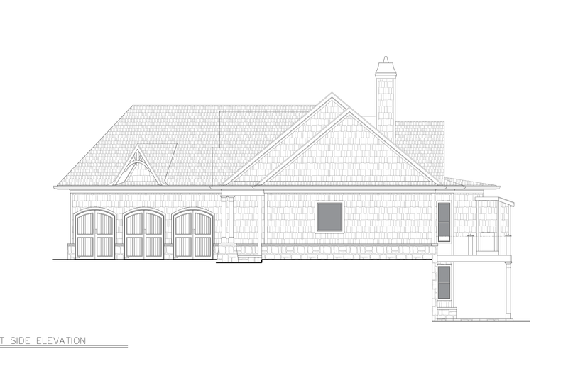 Home Plan - Exterior - Other Elevation 2 for Craftsman House Plan #54-725 - 3 bed, 2.5 bath