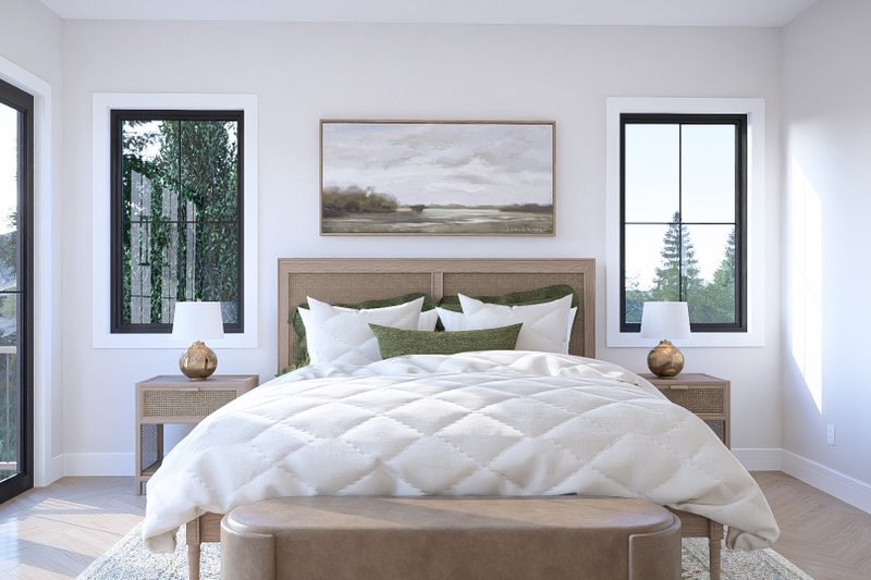 Architectural House Design - Interior - Master Bedroom for Cottage House Plan #455-797 - 3 bed, 3 bath
