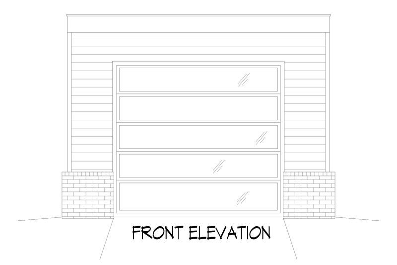 Architectural House Design - Exterior - Front Elevation 3 for Colonial House Plan #932-1161, 0 bath