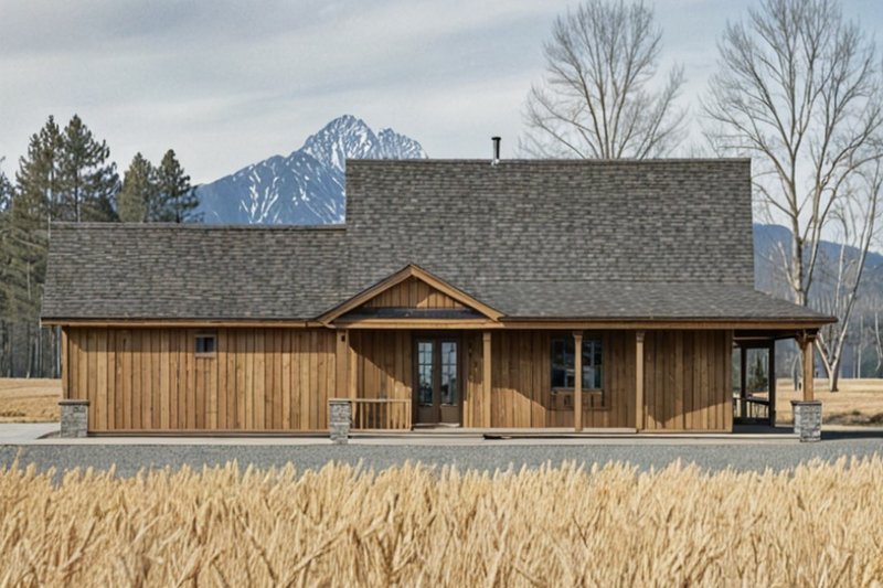 House Design - Exterior - Other Elevation 1 for Craftsman House Plan #112-270 - 4 bed, 2 bath