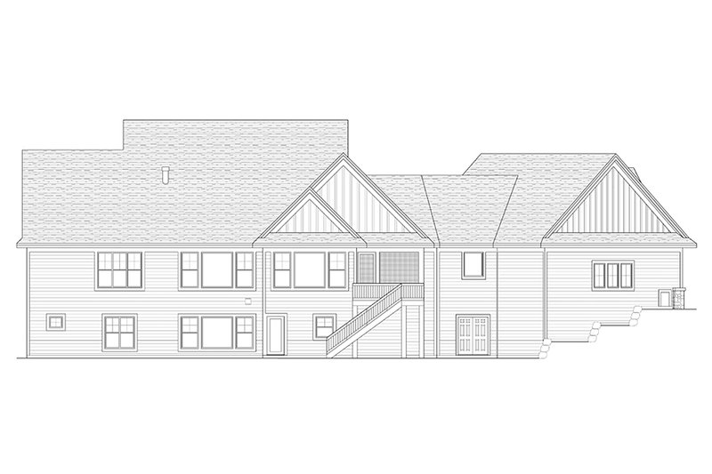 Craftsman Style House Plan - 2 Beds 1.5 Baths 3153 Sq Ft Plan #51-553 